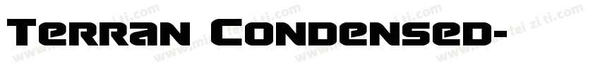 Terran Condensed字体转换